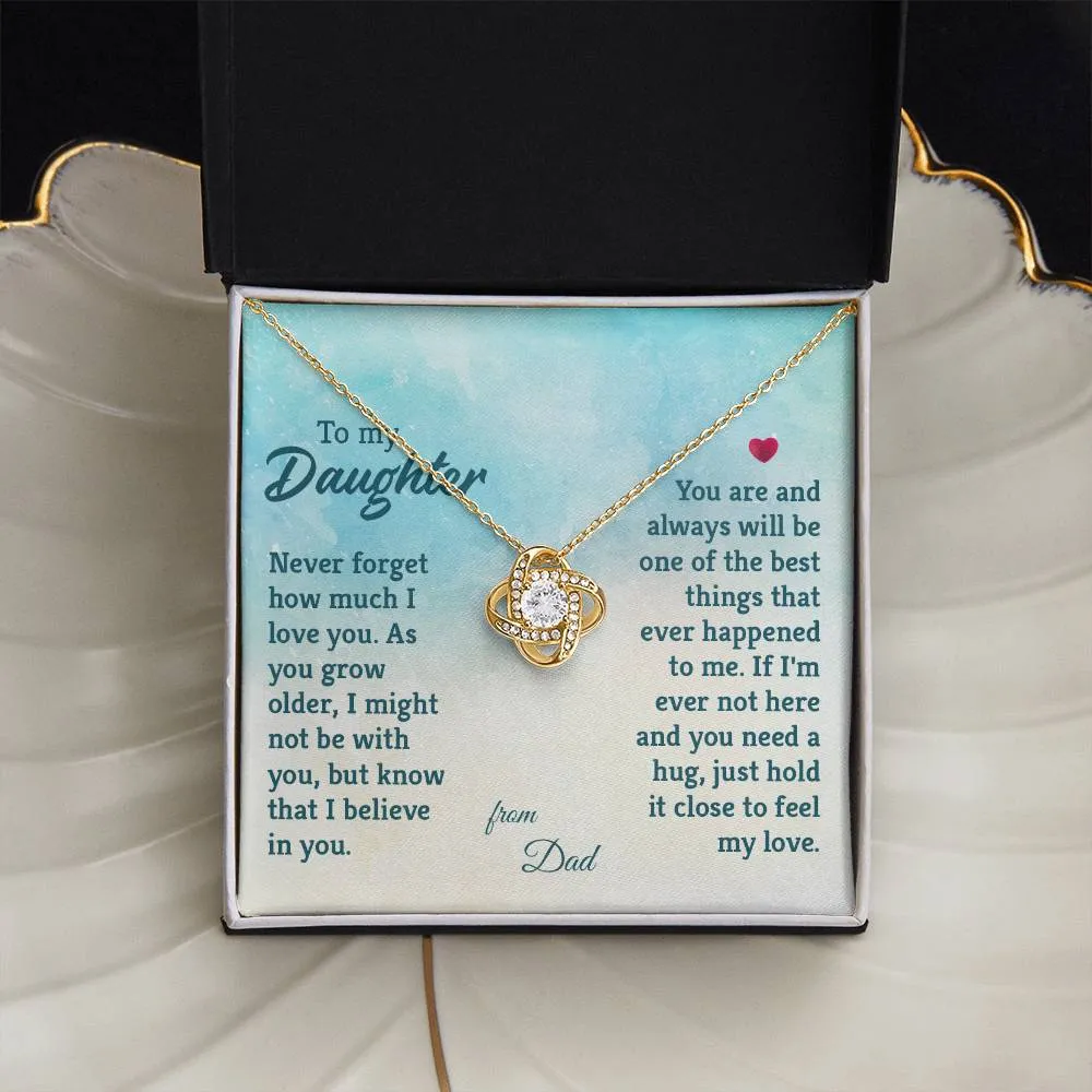 To My Daughter Necklace from Dad, The Best Things That Ever Happened to Me