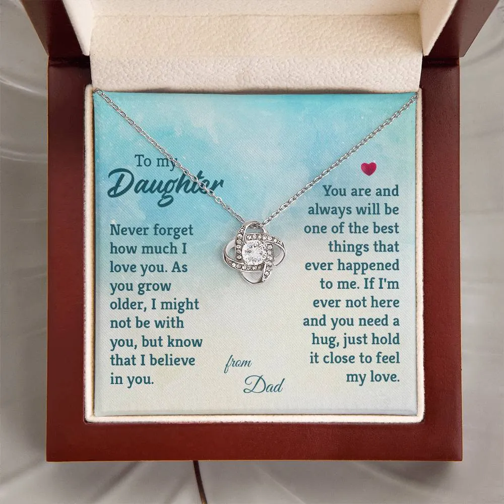 To My Daughter Necklace from Dad, The Best Things That Ever Happened to Me