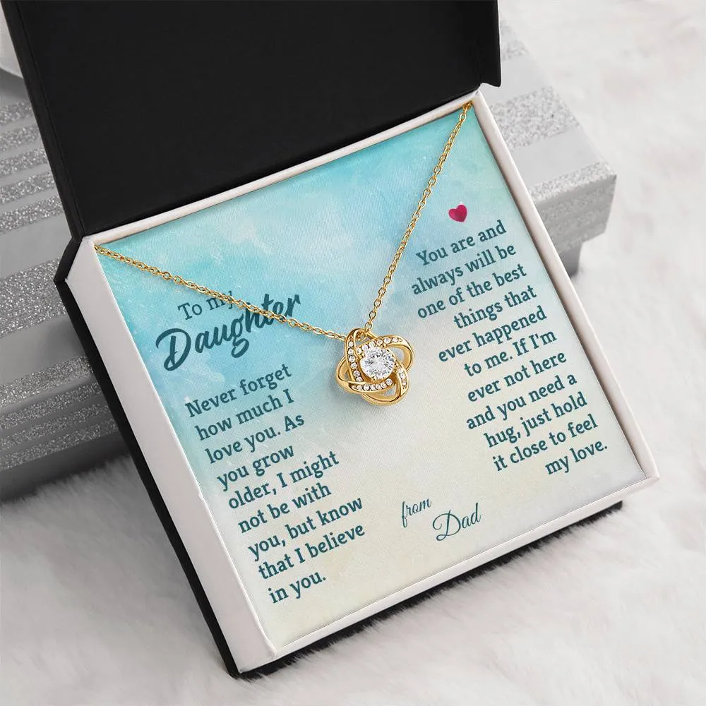 To My Daughter Necklace from Dad, The Best Things That Ever Happened to Me