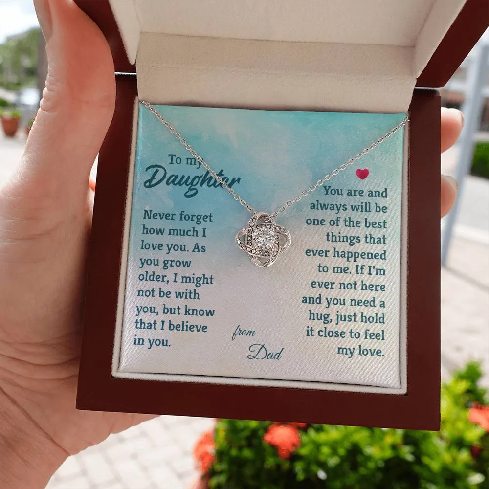 To My Daughter Necklace from Dad, The Best Things That Ever Happened to Me