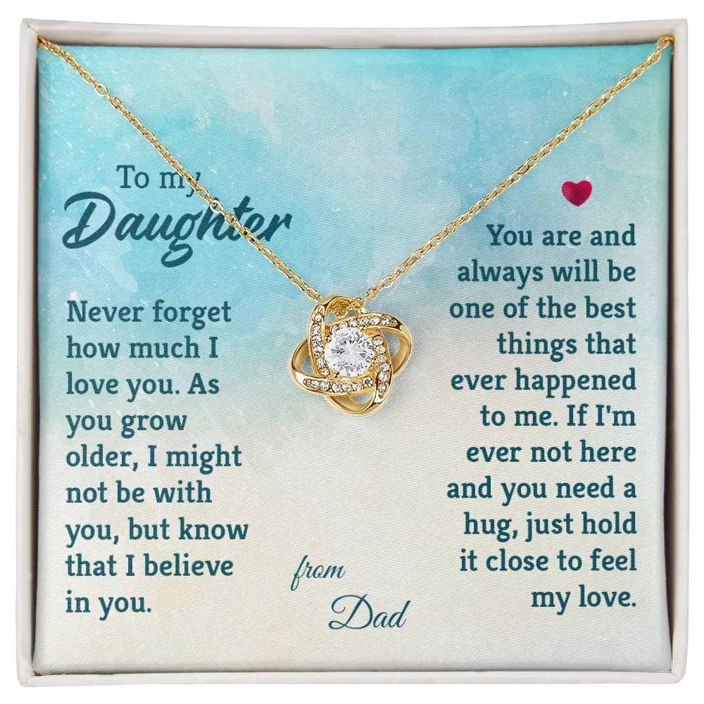 To My Daughter Necklace from Dad, The Best Things That Ever Happened to Me