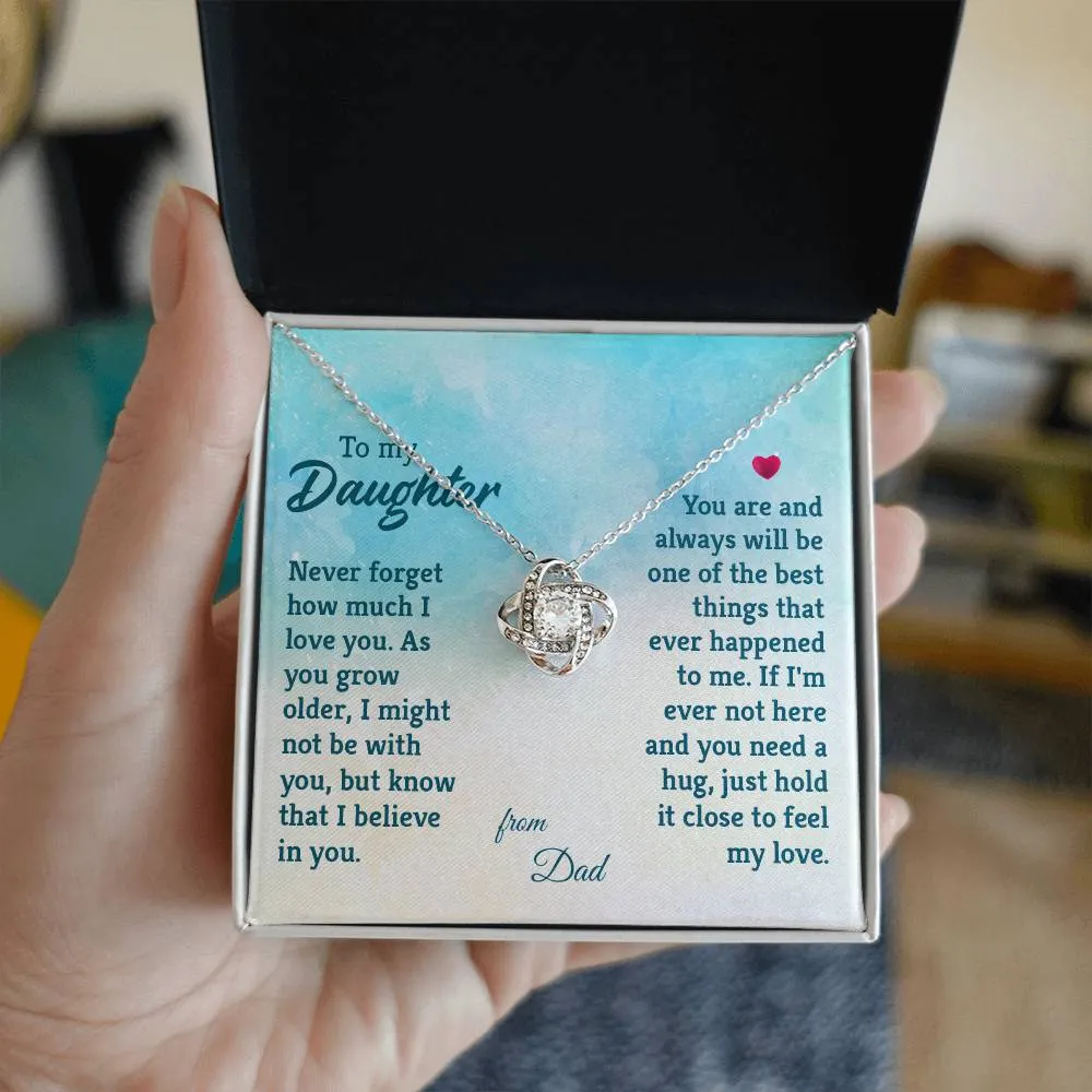 To My Daughter Necklace from Dad, The Best Things That Ever Happened to Me