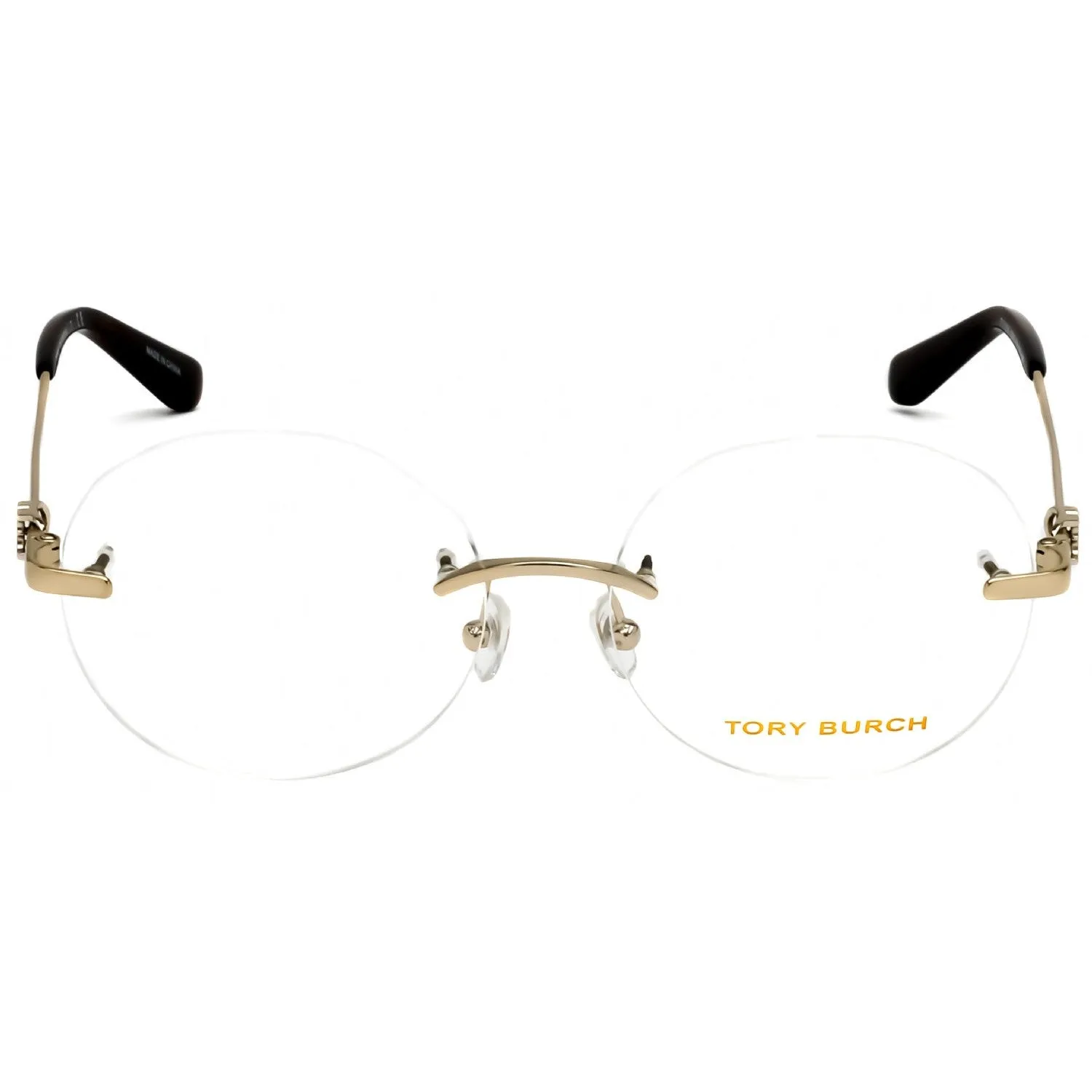 Tory Burch TY1059 Eyeglasses Shiny Light Gold / Clear Lens