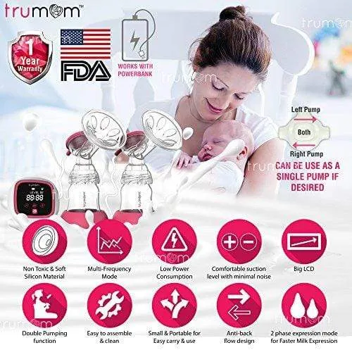 Trumom USA Elite Double Electric Breast Pump