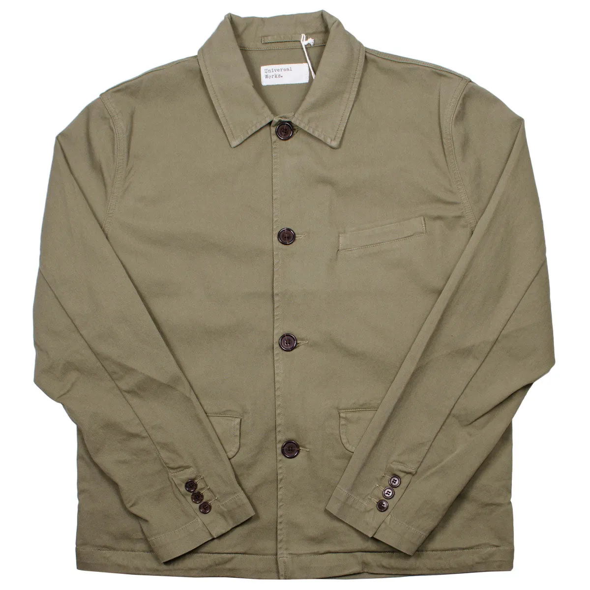 Universal Works - Warmus Jacket Cavalry Twill - Olive