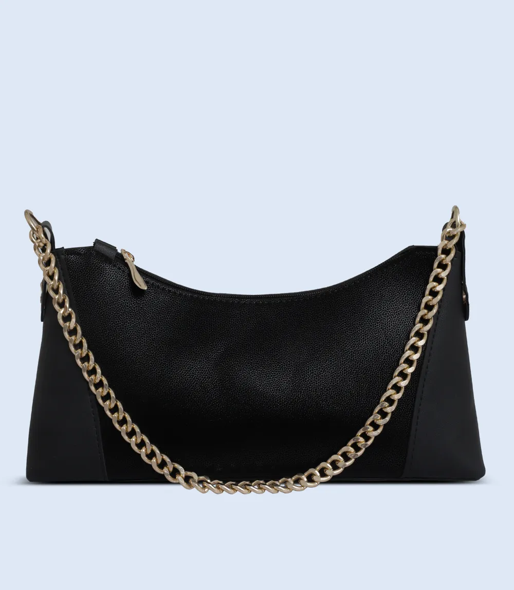 WB2608-BLACK-Women Trendy Bag