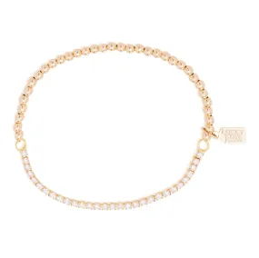 Wimbledon Stretch Bubble Bracelet - Clear