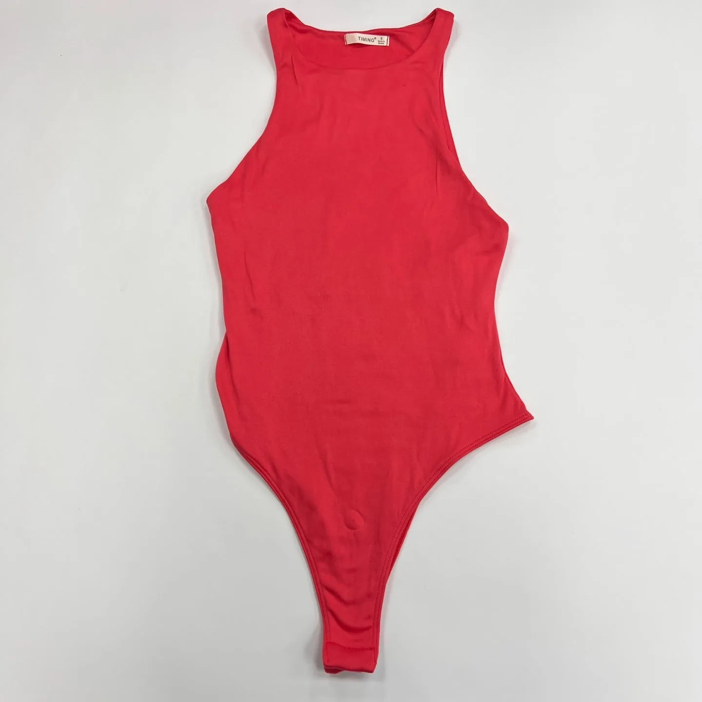 Women's High neck basic knit bodysuit