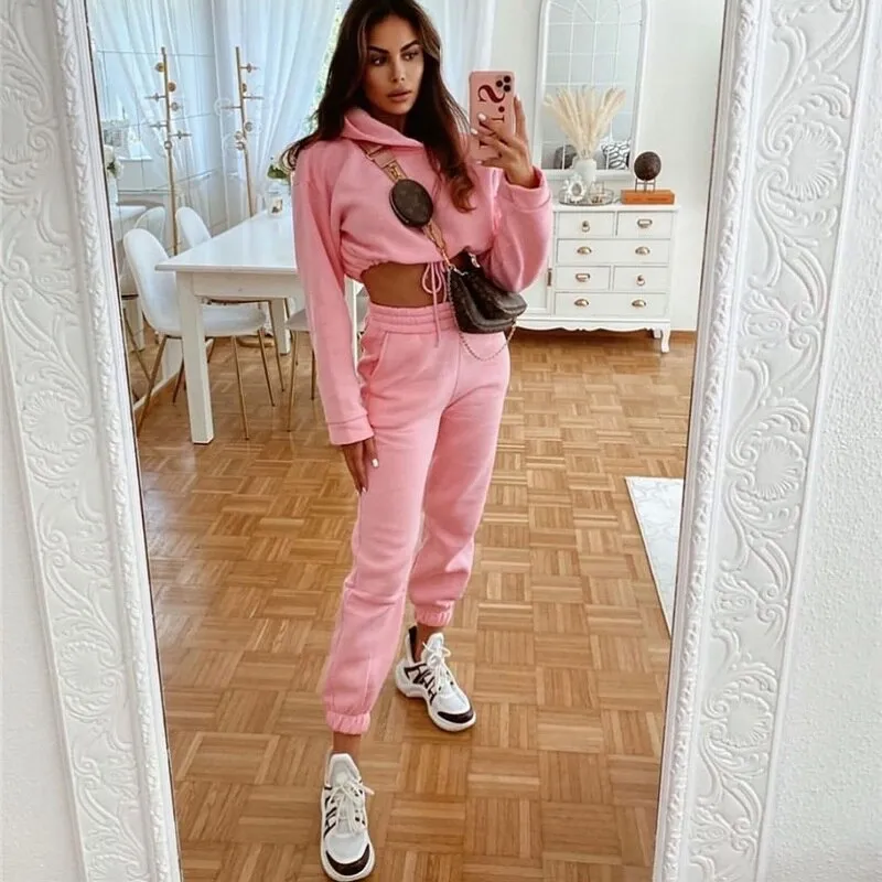 Womens Pullover Tracksuit