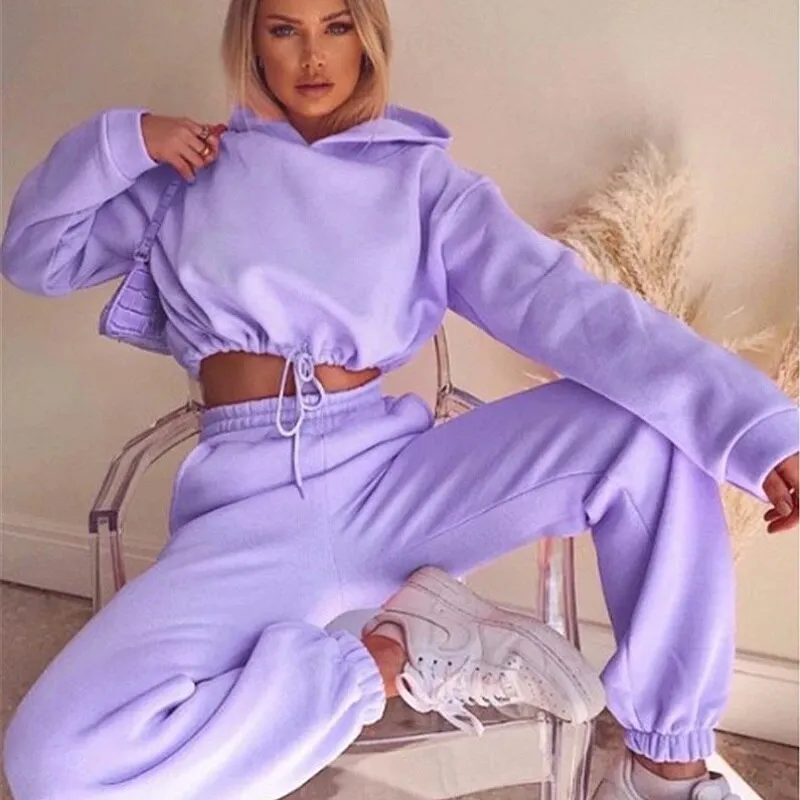 Womens Pullover Tracksuit