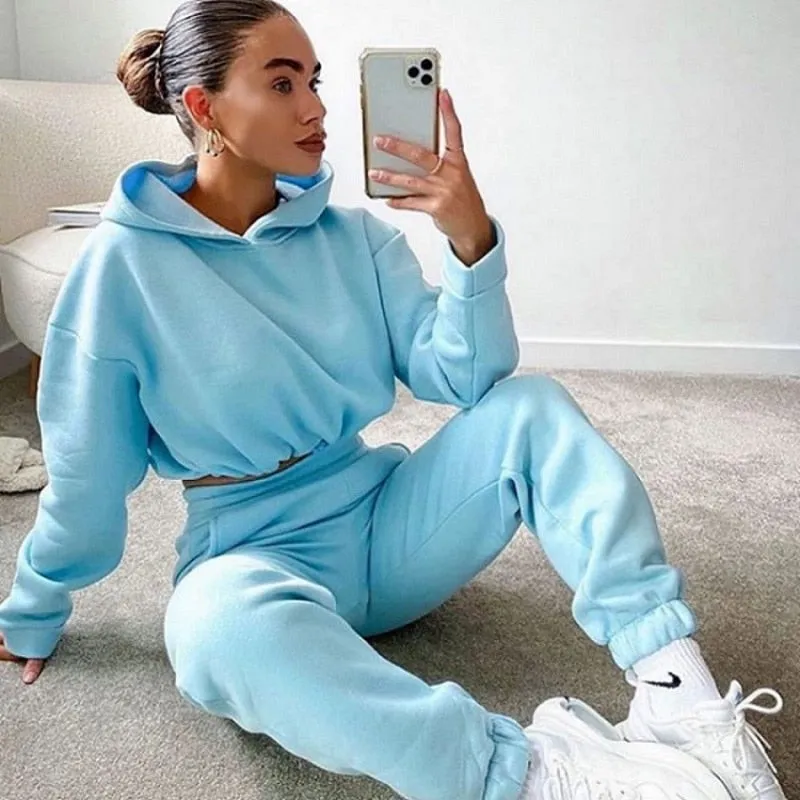 Womens Pullover Tracksuit